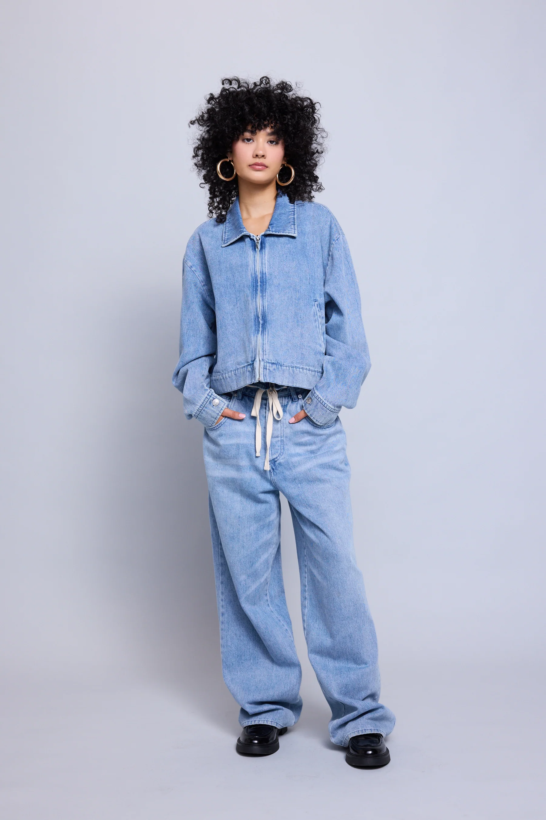 Classic Denim Worker Jacket - Image 2