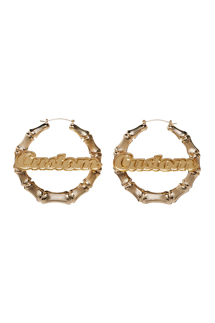 Custom Bamboo Earrings