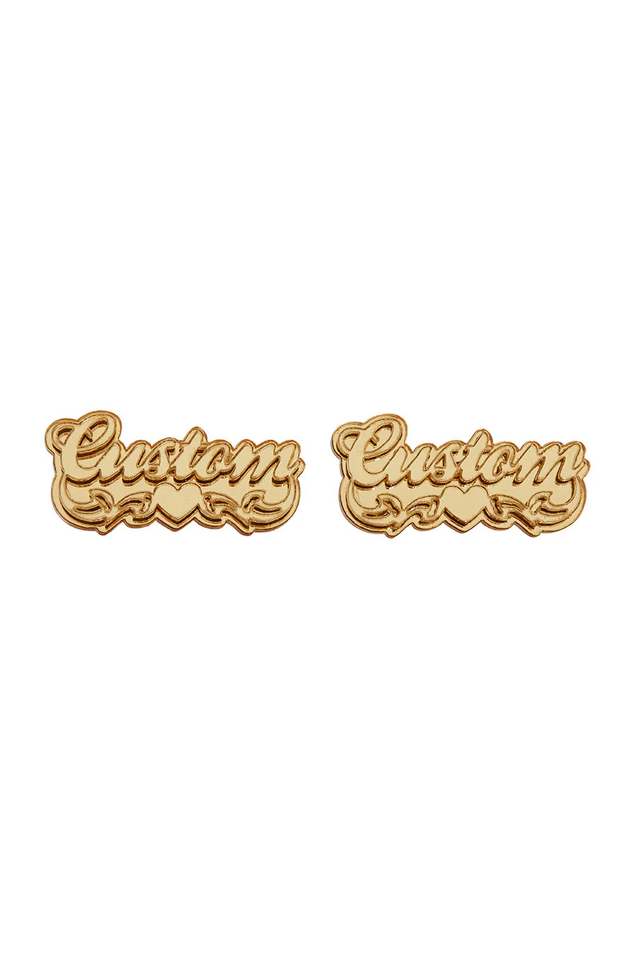 Custom Name Stud Earrings