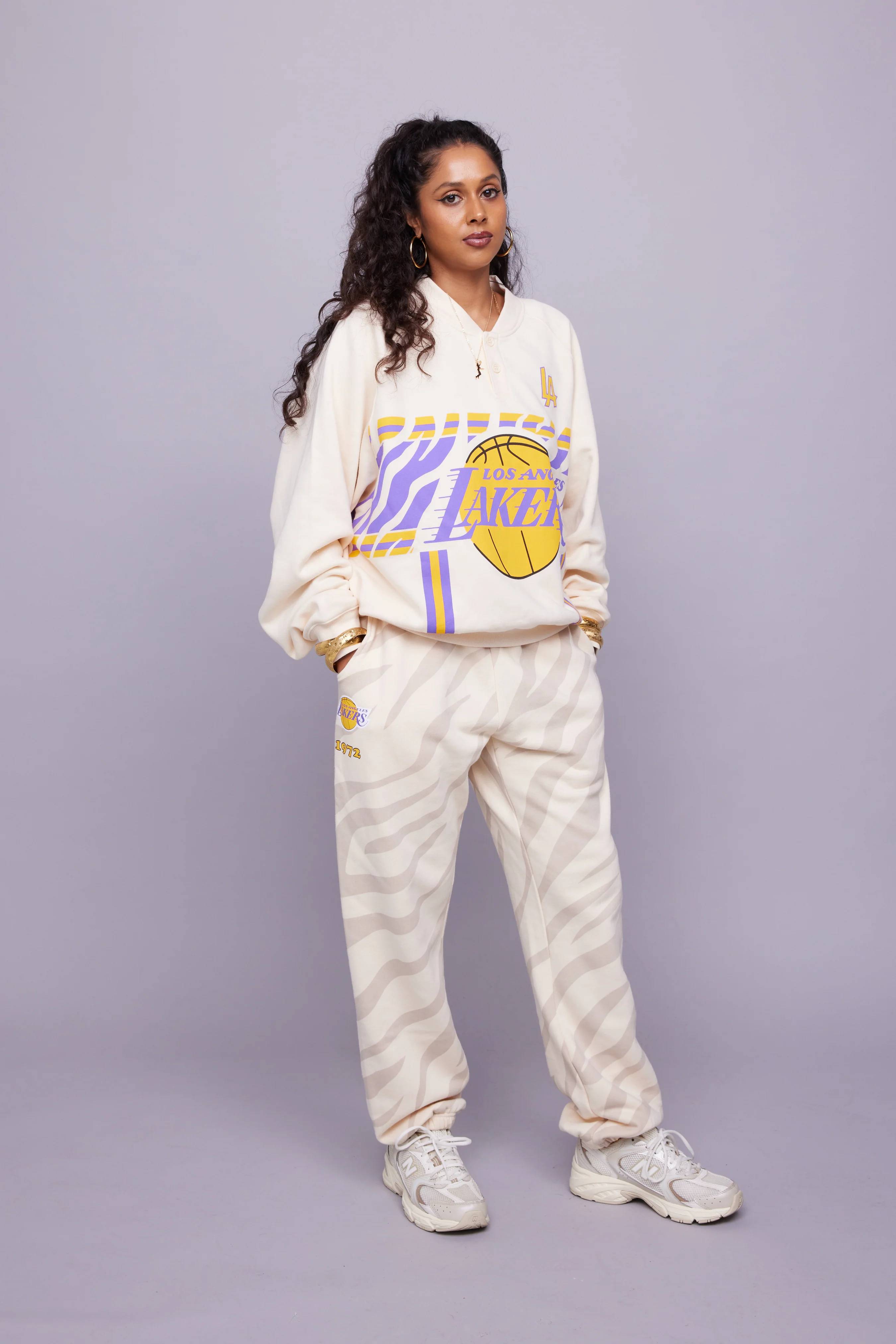 Lakers Fleece Pullover - Image 2