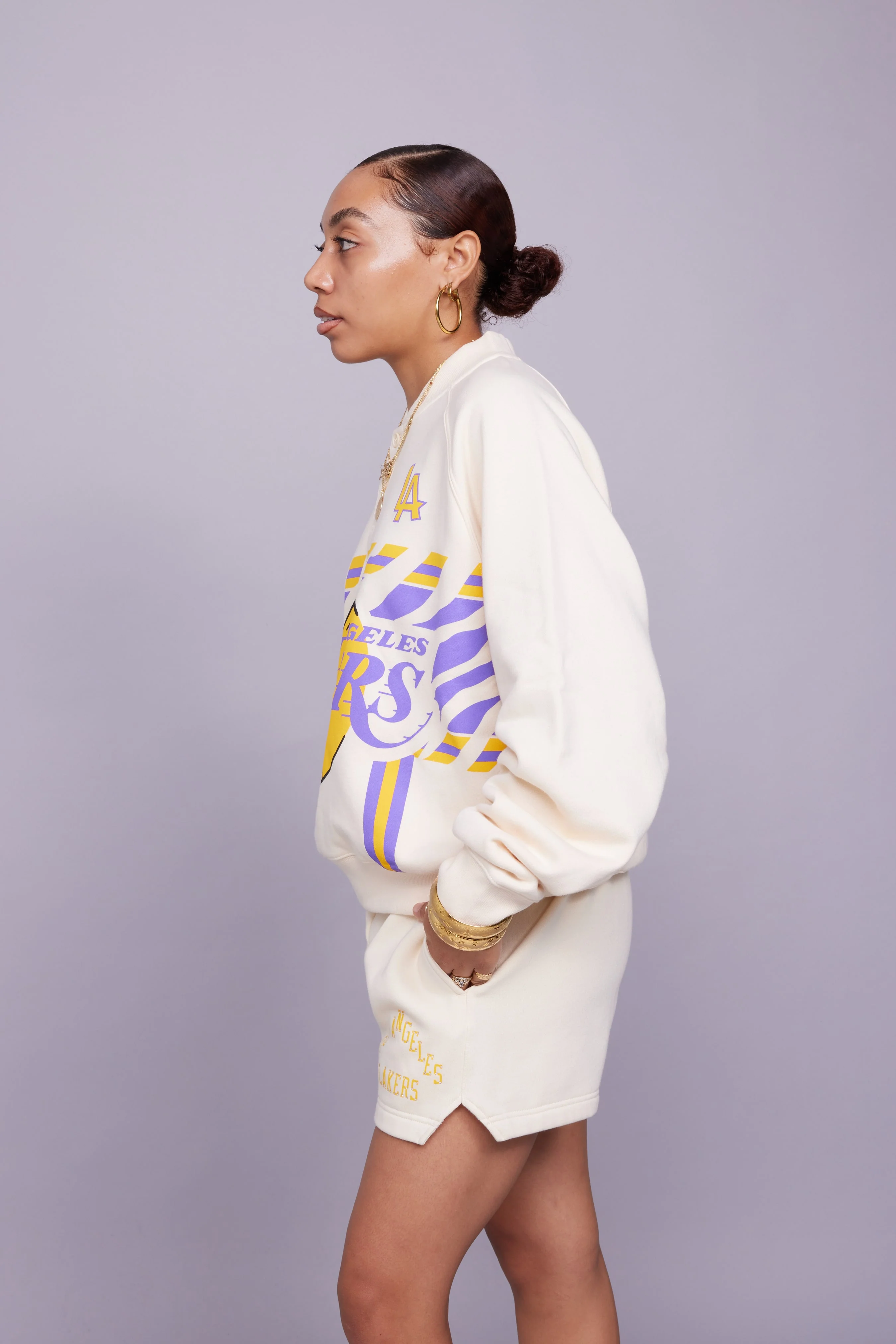 Lakers Fleece Short - Image 5
