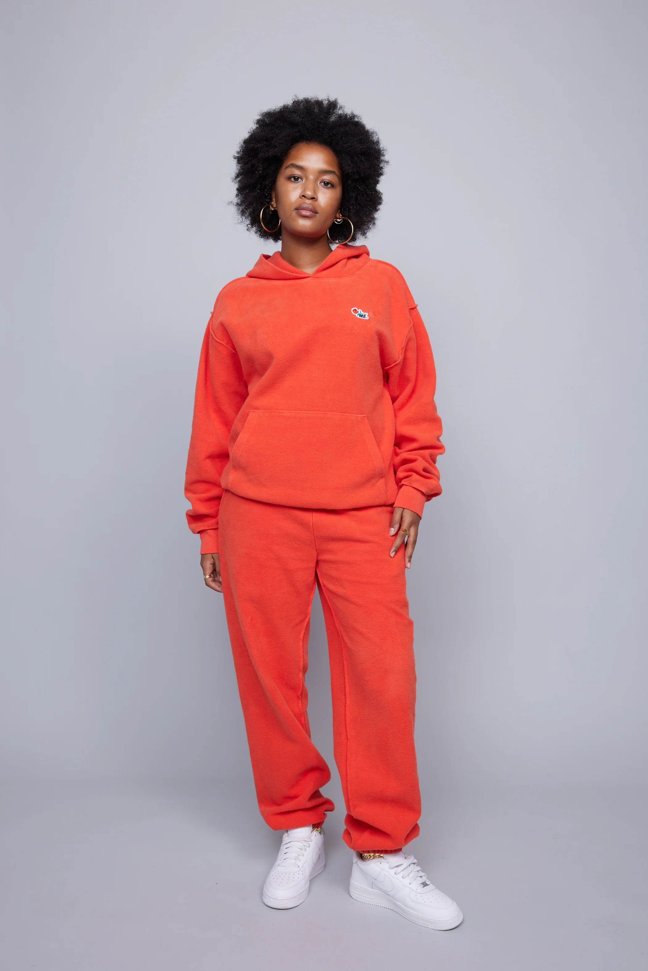 ME. Reverse Brushed Sweatpant - Blood Orange - Image 2