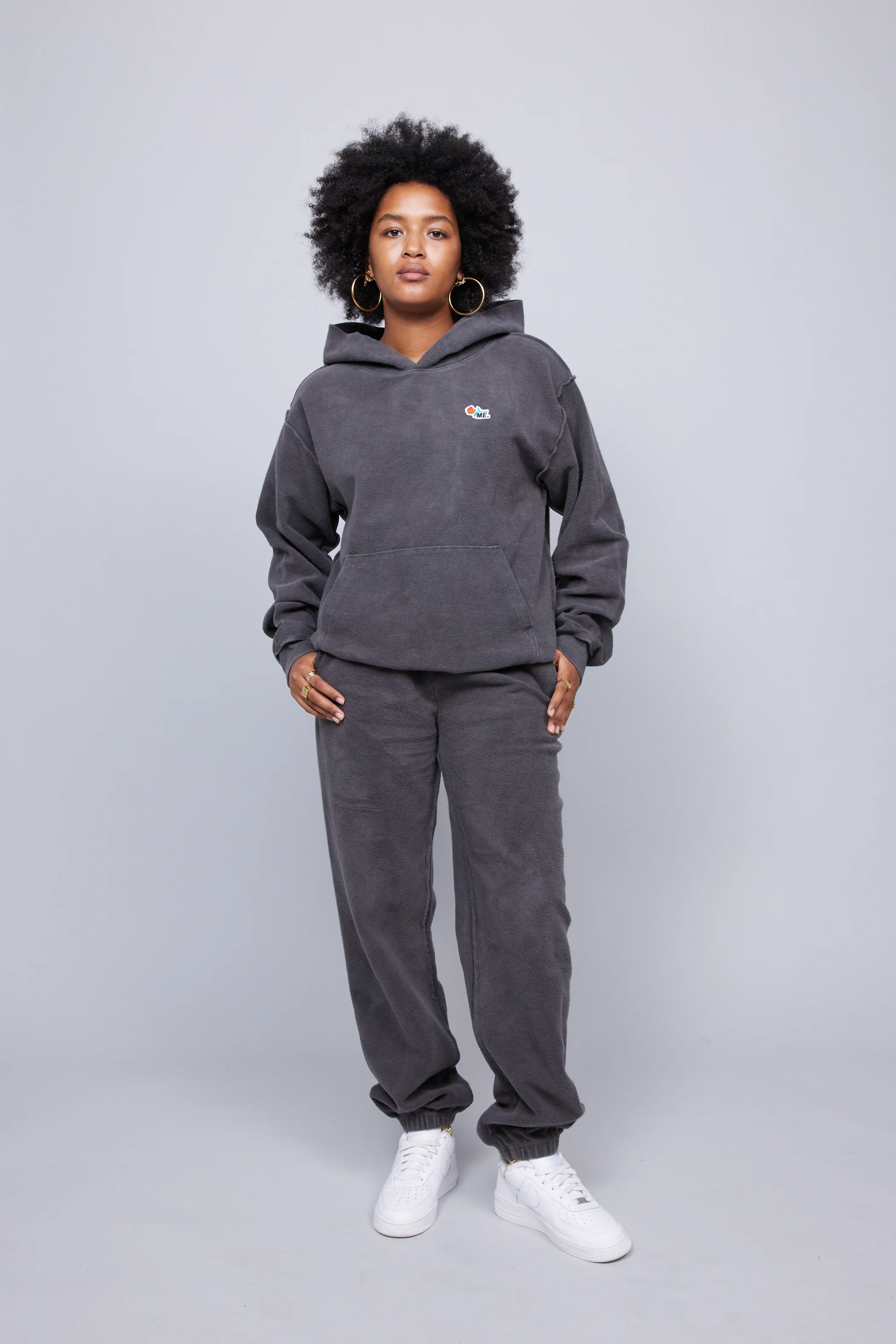 ME. Reverse Brushed Sweatpant - Vintage Black - Image 2