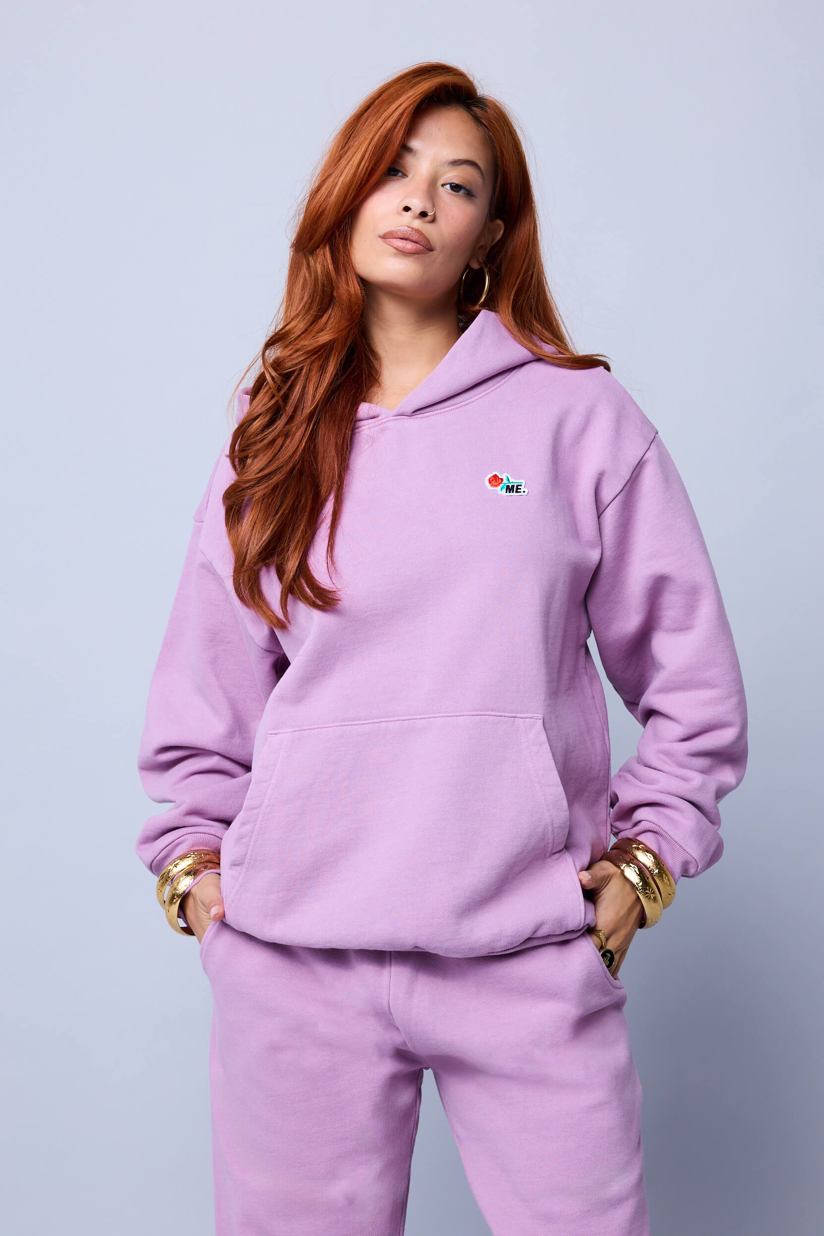 ME. Rose Hoodie - Black Raspberry Ice Cream - Image 2