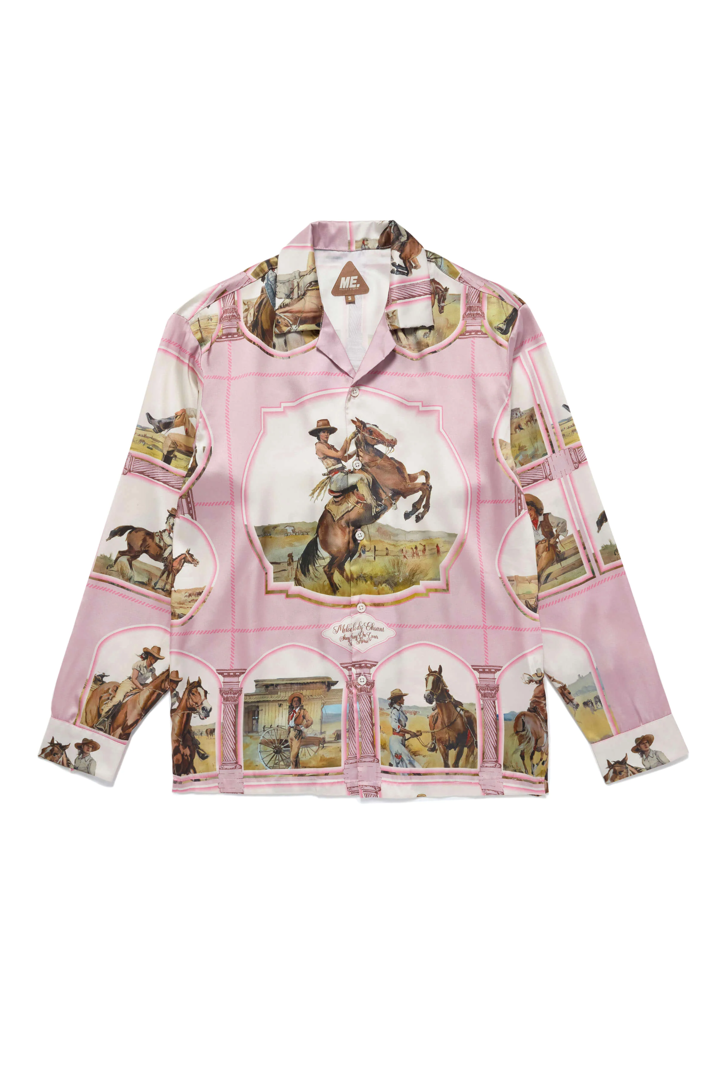 Silky Cowgirl Button Up - Mauve