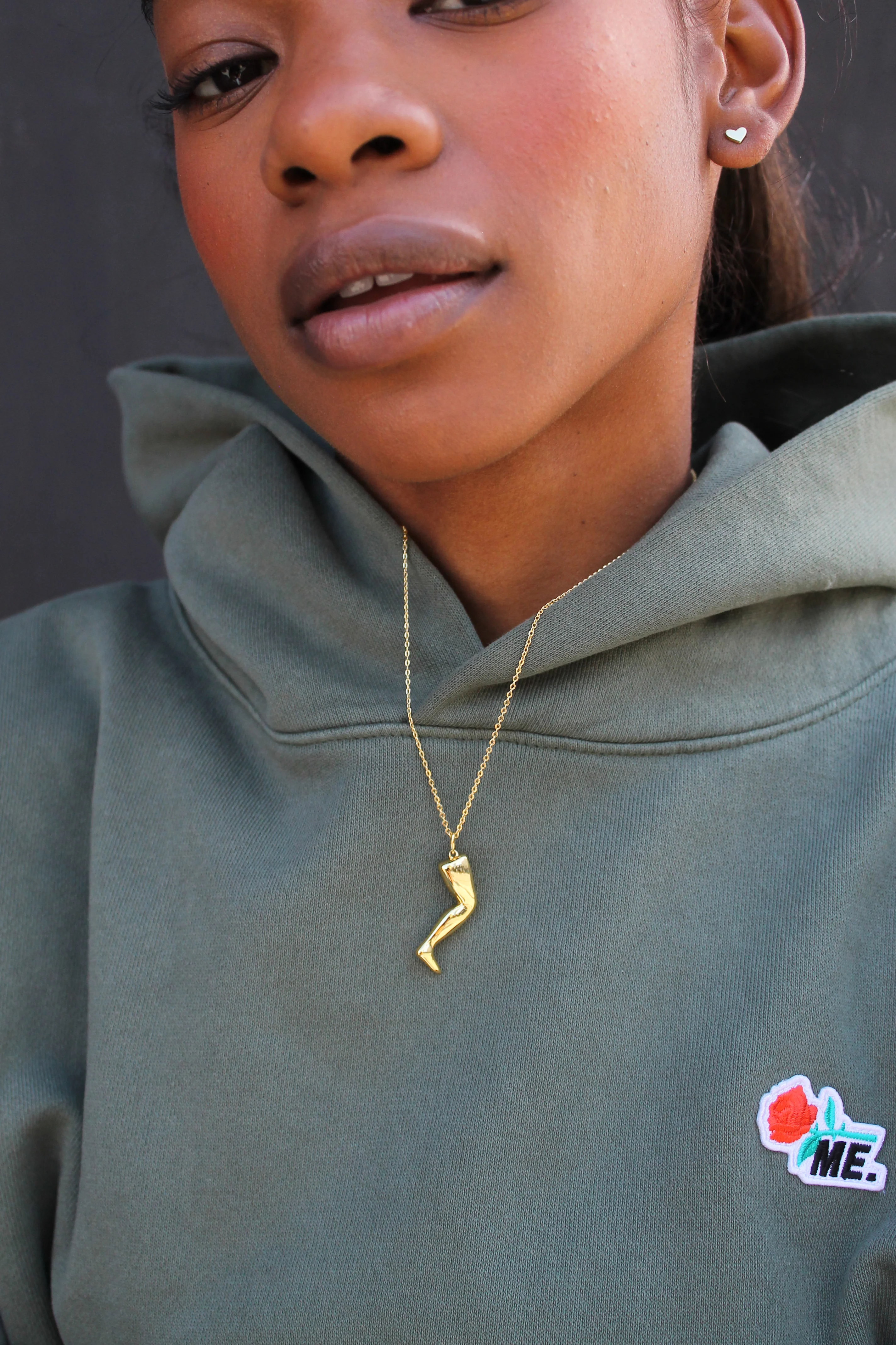 ME. x Barkley L. Hendricks Slick Necklace - Gold - Image 2