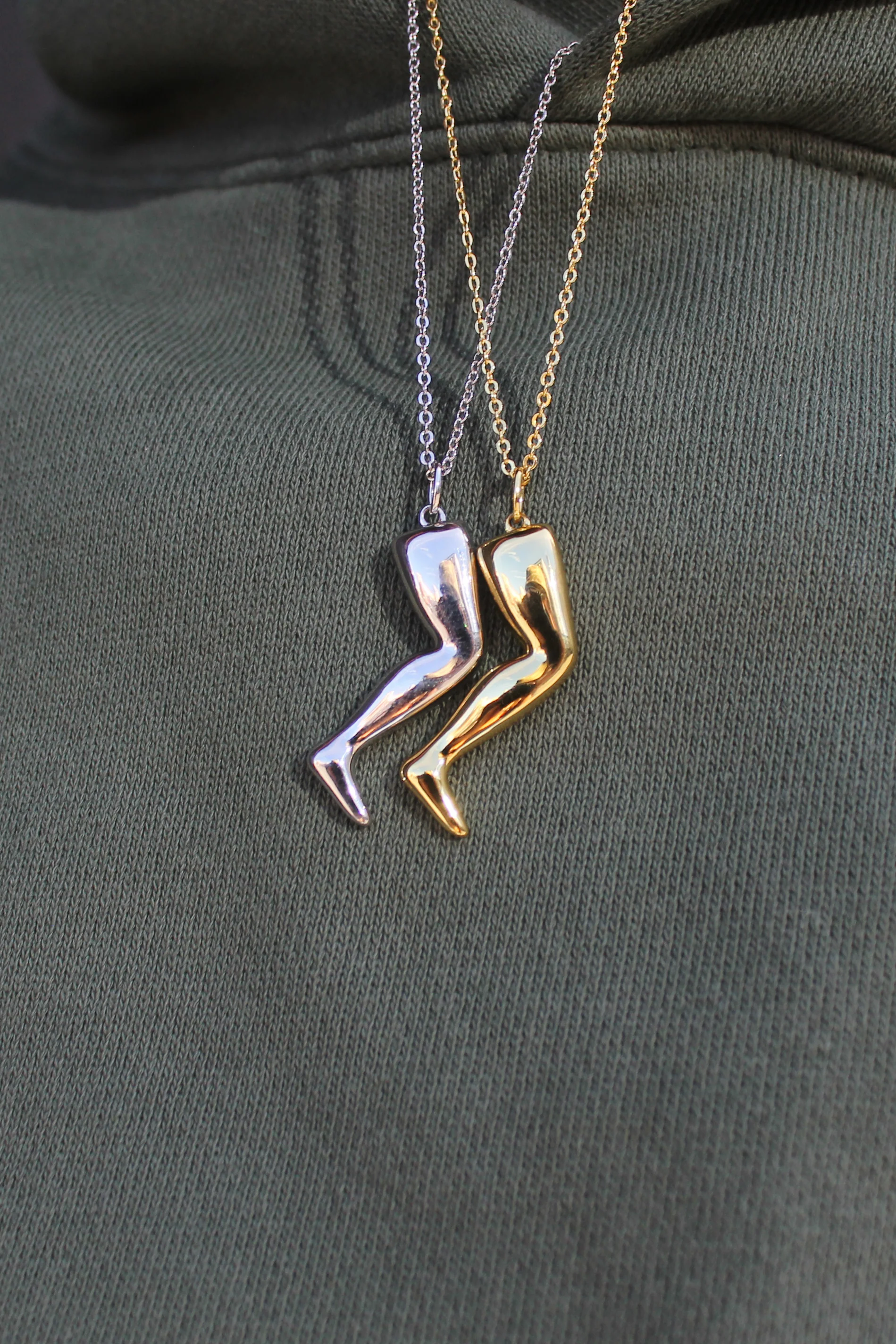 ME. x Barkley L. Hendricks Slick Necklace - Gold - Image 3